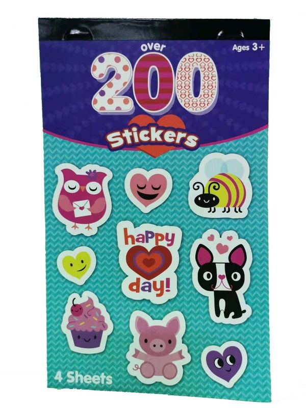 Party Deco Custom Sticker Printing , Children's Label Stickers High Glossy Colorful Shapes