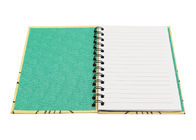 Kraft hard cover square Double Spiral Bound Notebook printing service
